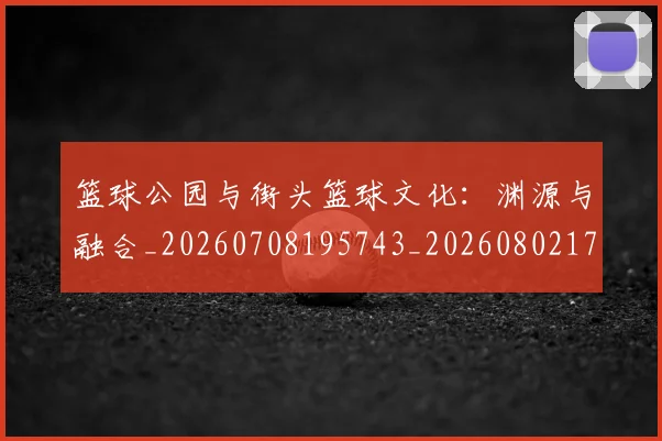 篮球公园与街头篮球文化:渊源与融合_20260708195743_20260802170340